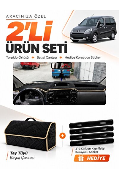 e-biz Peugeot Partner Screened Coverless (2010-2014) Compatible Dashboard Cov...