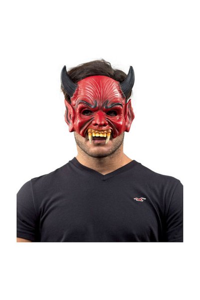 Fun Fashion Παιδική Αποκριάτικη Μάσκα Διάβολος με Δόντια