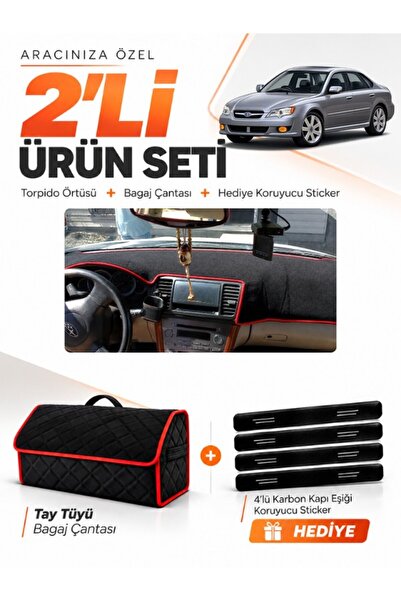 e-biz Subaru Legacy (2003-2009) Compatible Glove Box Cover + Tay Feather Trun...