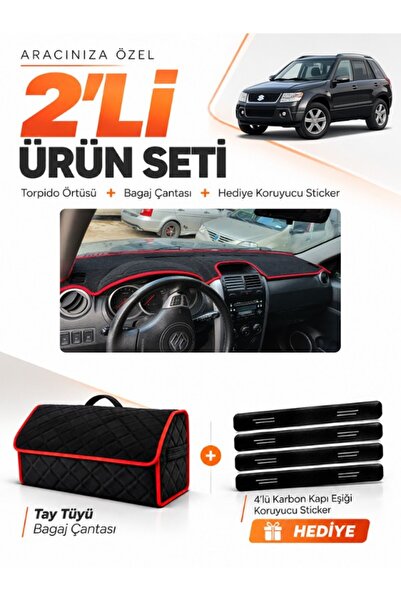 e-biz Suzuki Grand Vitara (2006-2012) Compatible Glove Box Cover + Tay Tüy Lu...