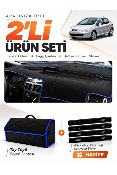 e-biz Peugeot 307 (2001-2008) Compatible Glove Box Cover + Thai Feather Trunk...