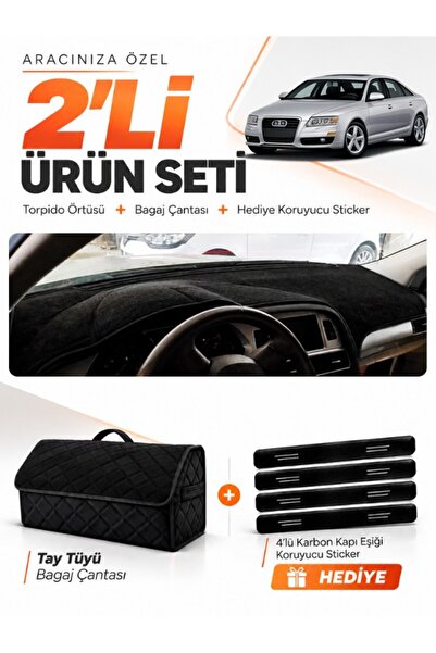 e-biz Audi A6 (2005-2011) Compatible Dashboard Cover + Thai Feather Trunk Bag...