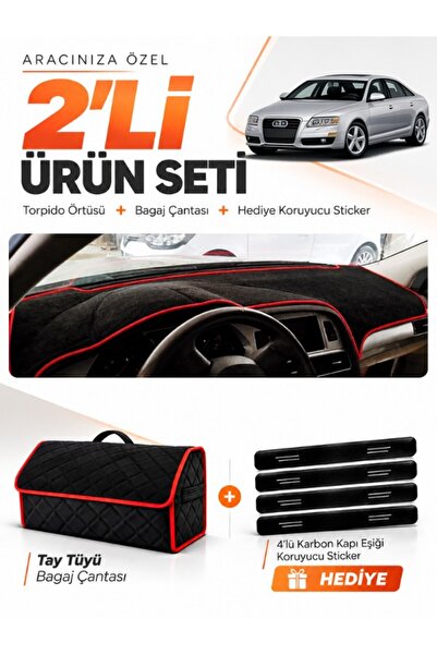 e-biz Audi A6 (2005-2011) Compatible Dashboard Cover + Thai Feather Trunk Bag...