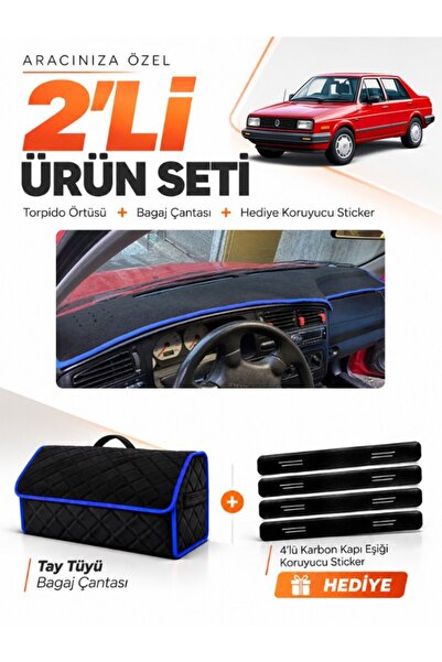 e-biz Volkswagen Jetta (1991-1997) Compatible Dashboard Cover + Tay Feather T...