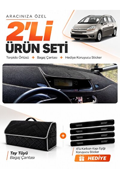 e-biz Citroen C4 Grand Pi̇casso (2007-2013) Compatible Dashboard Cover + Tay ...