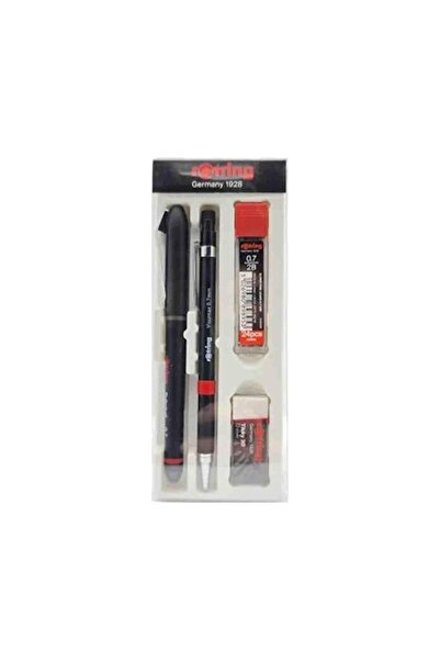 Rotring Visumax 0.7+ Roller 4 Lü Set Siyah