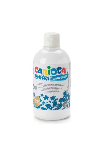 carioca Tempera Yıkanabilir Poster Boya 250 Ml. Beyaz