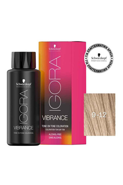 Schwarzkopf Igora Vibrance 9-12 Ξανθό Πολύ Ανοιχτό 60ml
