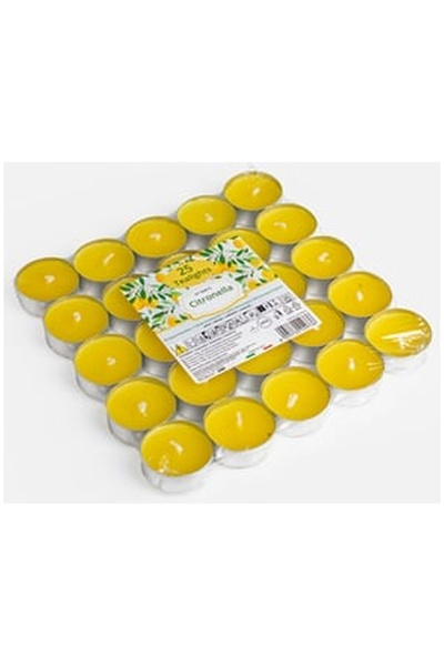 OEM Κερί με γεύση σιτρονέλλας 3,5x1,5cm - 25 τεμάχια