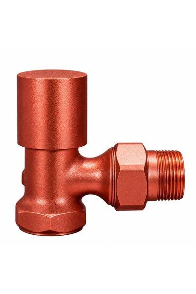 Termovan Radyatör Havlupan Vanası Köşe Tip 1/2'' Rose Gold