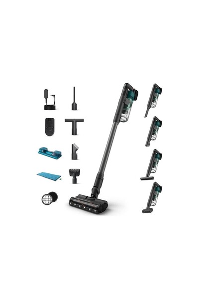 Philips 6000 Serisi Kablosuz Dikey Süpürge, PowerCyclone 11, Aqua Modül ile K...