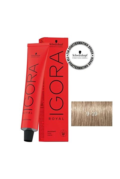 Schwarzkopf Professional Igora Royal Cools 9-19 Ξανθό Πολύ Ανοιχτό Σαντρέ Βιο...