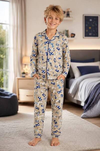 Erkek çocuk pijama takımı