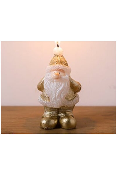 OEM Lumanare de Craciun Figurina Mos Craciun sau Om de Zapada 5x5x9cm