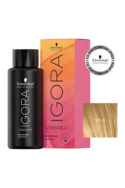 Schwarzkopf Igora Vibrance 9.5-5 Ξανθό Ιβούαρ Χρυσό 60ml