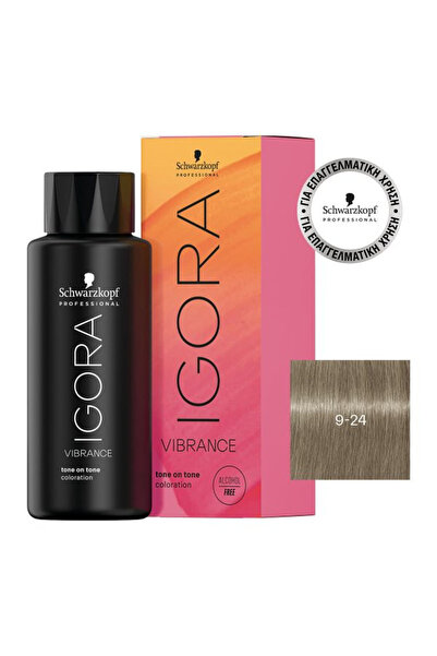 Schwarzkopf Igora Vibrance 9-24 Ξανθό Πολύ Ανοιχτό Φυμέ Μπεζ 60ml