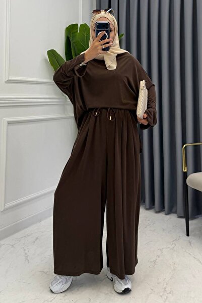 Oversize Üst Ve İspanyol Paça İkili Oysho takım