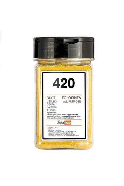 Spicehub 420 Spice 90g SpiceHub, mix de condimente naturale pentru fripturi, ...