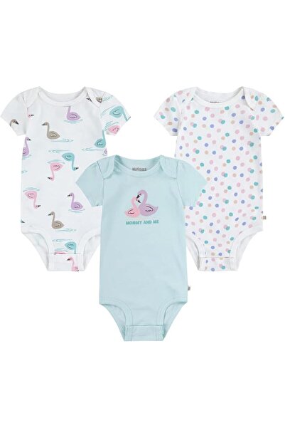 Huggies Girls HUGG 3PK BODYSUIT SET BODYSUIT AND PANT SET (pack of 3)