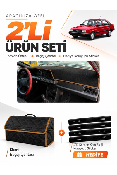 e-biz Volkswagen Passat B2 (1980-1988) Compatible Dashboard Cover + Leather T...