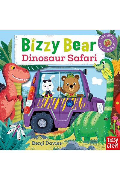 Nosy Crow Bizzy Bear - Dinosaur Safari (Carte interactivă - Dinozauri)
