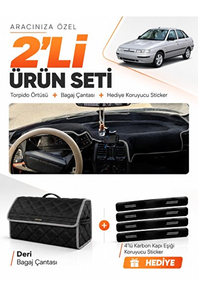 e-biz Lada Vega (1995-2007) Compatible Torpedo Cover + Leather Luggage Bag + ...