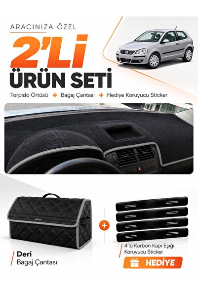 e-biz Volkswagen Polo Poled (2001-2009) Compatible Glove Box Cover + Leather ...