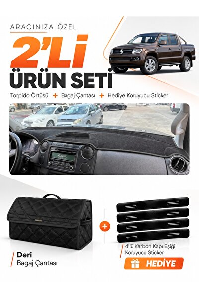 e-biz Volkswagen Amarok (2009-2016) Compatible Dashboard Cover + Leather Trun...