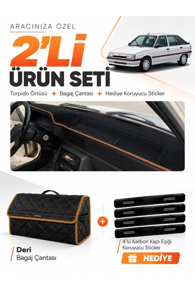 e-biz Renault 11 Flash (1989-1996) Compatible Dashboard Cover + Leather Lugga...