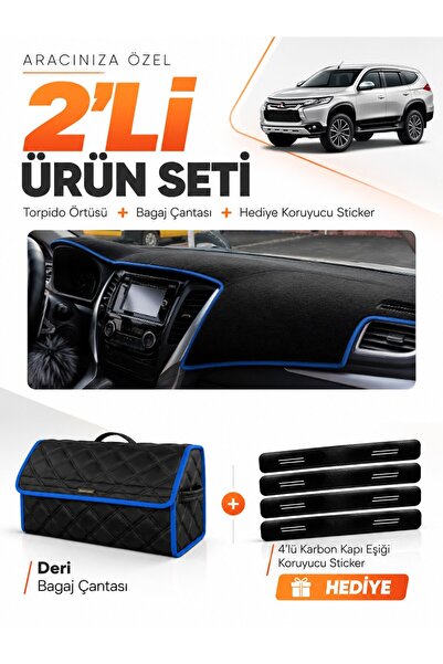 e-biz Mitsubishi Pajero Sport (2015-Onwards) Compatible Glove Box Cover + Lea...
