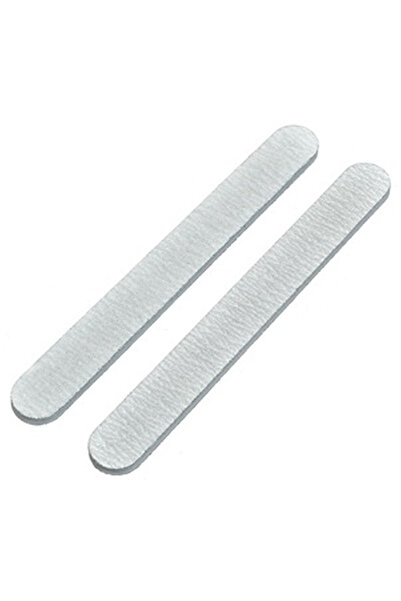 OEM Silver Straight Nail Files 100-120 - 2pcs