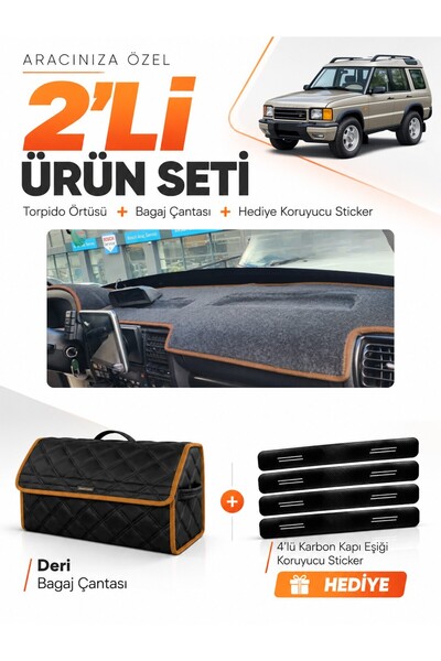 e-biz Land Rover Discovery 2 (1998-2004) Compatible Glove Box Cover + Leather...