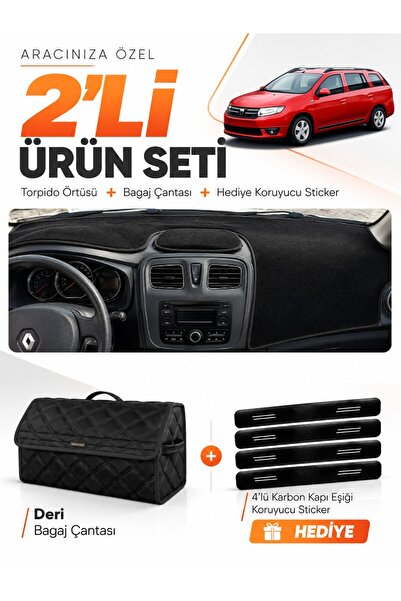 e-biz غطاء صندوق السيارة المتوافق مع DACIA LOGAN MCV (2012-2021) + حقيبة أمتع...