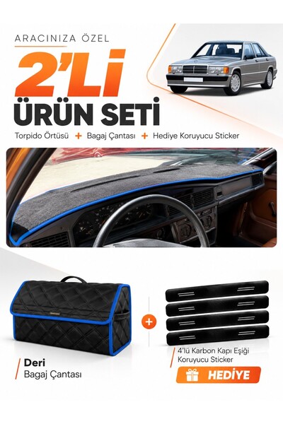 e-biz Mercedes W201 E-Class 190-190E (1982-1993) Compatible Glove Box Cover +...