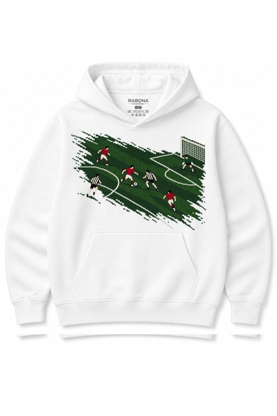 Rabona Fashion Φούτερ με σχέδιο σκηνής ποδοσφαίρου της τελευταίας επίδρασης