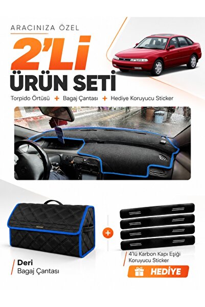 e-biz Mazda 626 Cronos (1991-1996) Compatible Dashboard Cover + Leather Trunk...