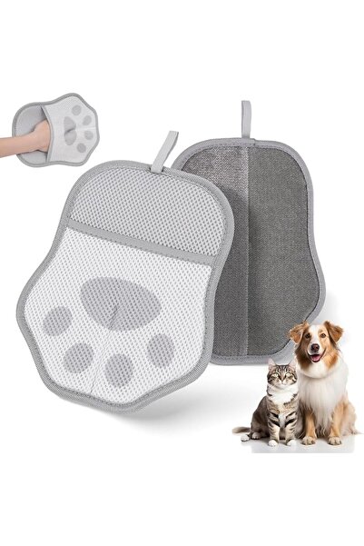 KASTWAVE Pet Hair Removal Glove, Reusable Electrostatic Grooming Glove for Ca...