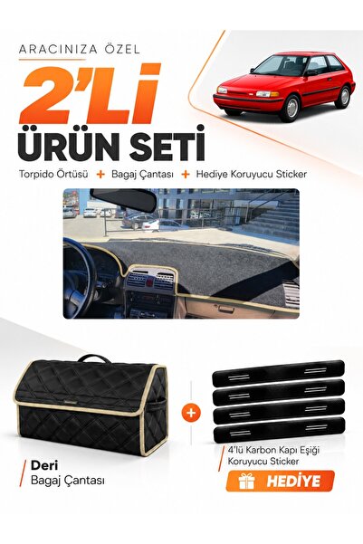 e-biz Mazda 323 Hatchback Bg Kasa (1991-1995) Compatible Dashboard Cover + Le...