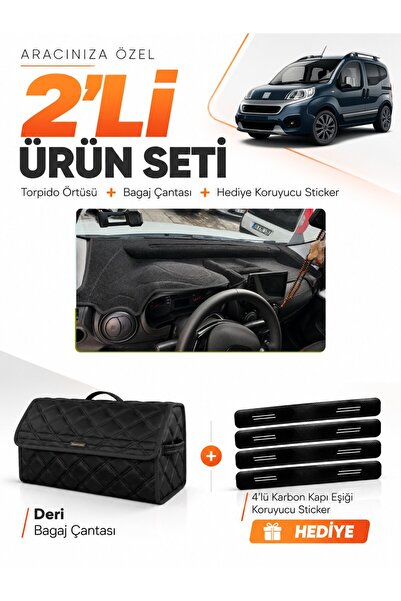e-biz Fi̇at Fi̇ori̇no Fully Closed (2007-2026) Compatible Glove Box Cover + L...