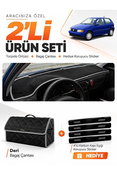 e-biz Volkswagen Polo Classic (1997-2001) Compatible Dashboard Cover + Leathe...