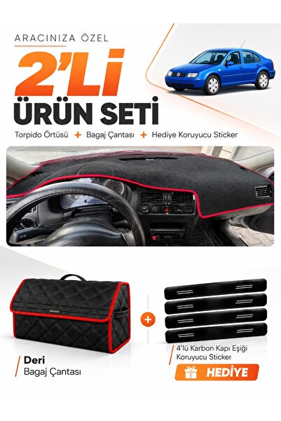 e-biz Volkswagen Jetta (1997-2003) Compatible Dashboard Cover + Leather Trunk...