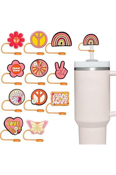 GENERAL Cute Straw Cover Cap for Stanley Cup 30-40 oz,Toppers for Stanley Tum...