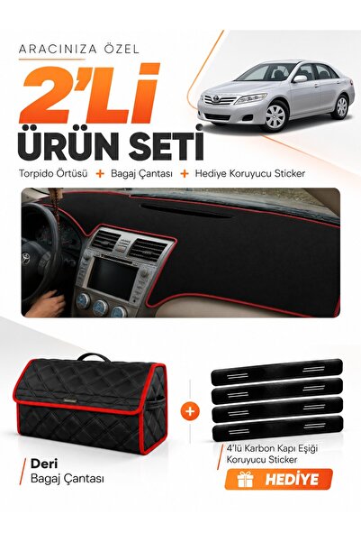e-biz Toyota Camry (2006-2012) Compatible Dashboard Cover + Leather Trunk Bag...