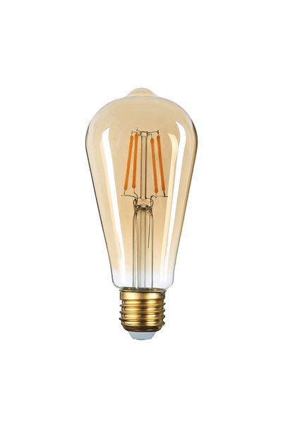 Generic Brand Λάμπα LED ST64 Χρυσό Γυαλί Ρυθμιζόμενης Έντασης 8 Βατ Θερμό Λευκό