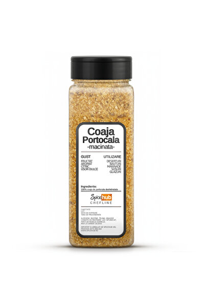Spicehub Coaja de portocala macinata 300g SpiceHub, condiment pentru cozonac,...