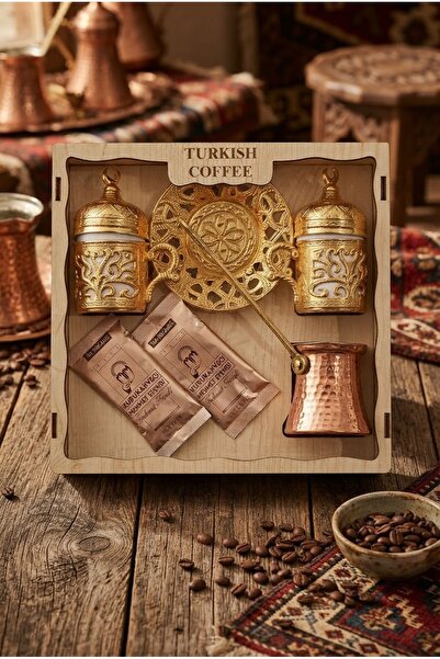 Generic Brand 2-Person Turkish Coffee Presentation Set – Coffee Pot Set with ...