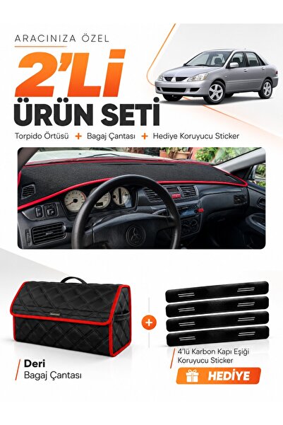 e-biz Mitsubishi Lancer (2003-2006) Compatible Torpedo Cover + Leather Trunk ...