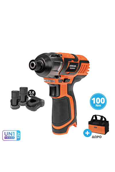 KRAUSMANN Μίνι Κρουστικό Κατσαβίδι 12V + 2 Μπαταρίες 2.0Ah Με Φορτιστή και Τσ...