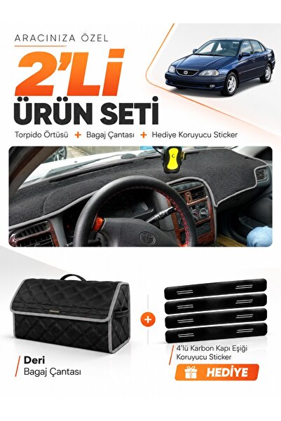 e-biz Toyota Avensis T220 (1997-2002) Compatible Torpedo Cover + Leather Trun...