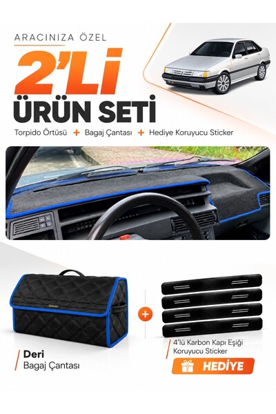 e-biz Fiat Tempra (1992-1997) Digital Console Compatible Glove Box Cover + Le...